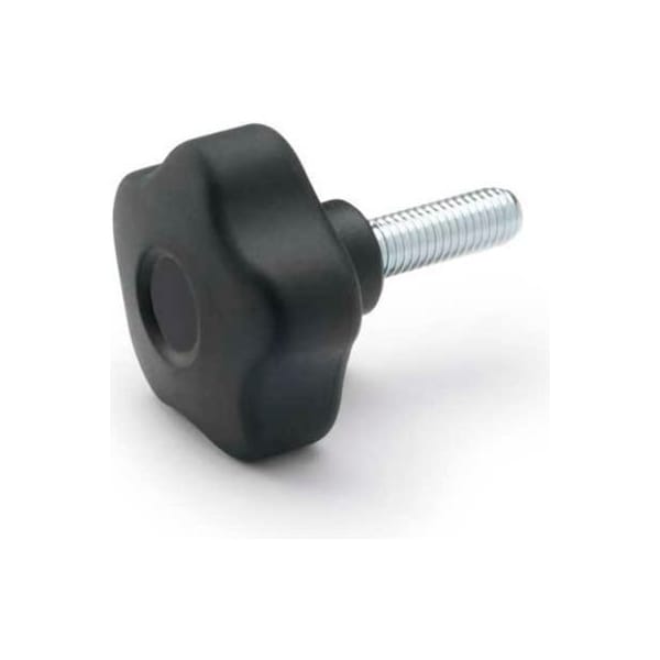 J.W. Winco EN5337.2 Five Lobed Knob, M8 x 1.25, 40"(1.57), 5337.2-40-M8-45-DSW 5337.2-40-M8-45-DSW - main